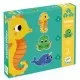 Set 3 puzzle-uri evolutive Djeco Ocean Set 3 puzzle-uri evolutive Djeco Ocean