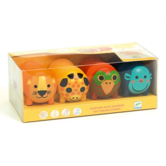 Set stampile Animale Safari Djeco Set stampile Animale Safari Djeco