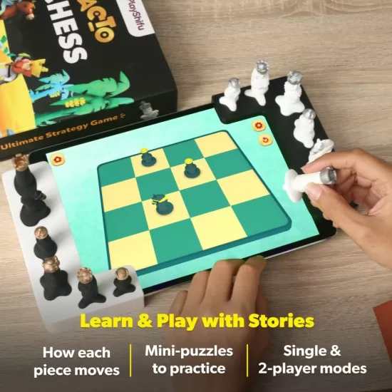 Joc educativ STEM cu Realitate Augmentata Tacto Sah PlayShifu Joc educativ STEM cu Realitate Augmentata Tacto Sah PlayShifu