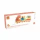 Trenulet din lemn cu forme si animale Orange Tree Toys Trenulet din lemn cu forme si animale Orange Tree Toys