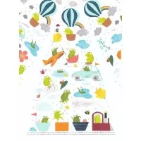 Umbrela colorata Djeco Broscute