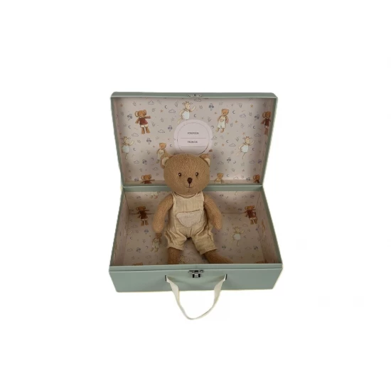 Jucarie plus din bumbac organic Ursuletul Marcel in cutie cadou Egmont Toys