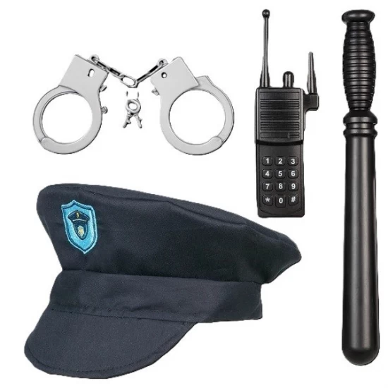 Vesta Politist cu accesorii pentru copii, 4-7 ani,  Souza!