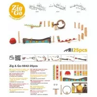 Set de constructie Trasee Djeco 25 piese
