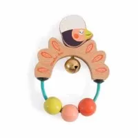 Zornaitoare lemn Pasare Moulin Roty