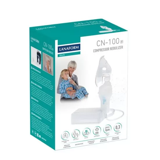 Aparat de aerosoli cu compresor portabil CN100P Lanaform Aparat de aerosoli cu compresor portabil CN100P Lanaform