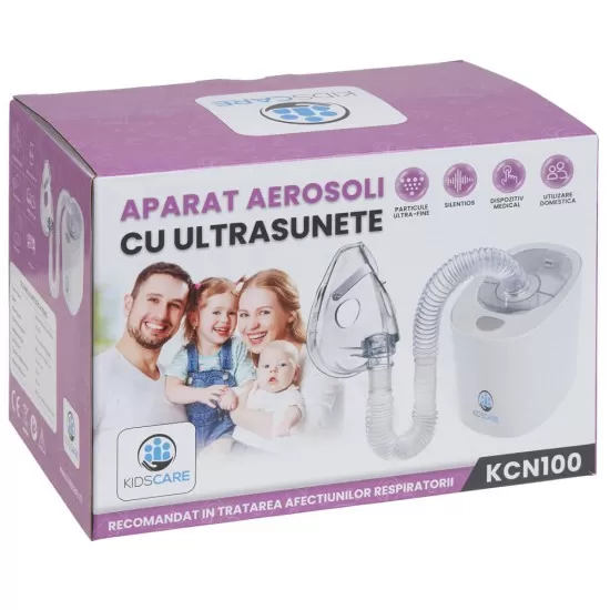 Aparat de aerosoli cu ultrasunete silentios Kidscare KCN100 Aparat de aerosoli cu ultrasunete silentios Kidscare KCN100