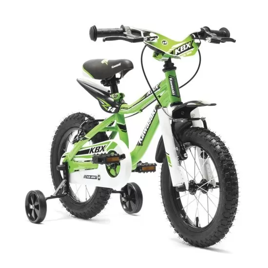 Bicicleta copii Kawasaki KBX 14 green by Merida Italy Bicicleta copii Kawasaki KBX 14 green by Merida Italy