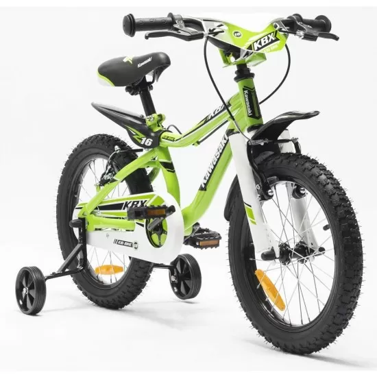 Bicicleta copii Kawasaki KBX 16 green by Merida Italy Bicicleta copii Kawasaki KBX 16 green by Merida Italy