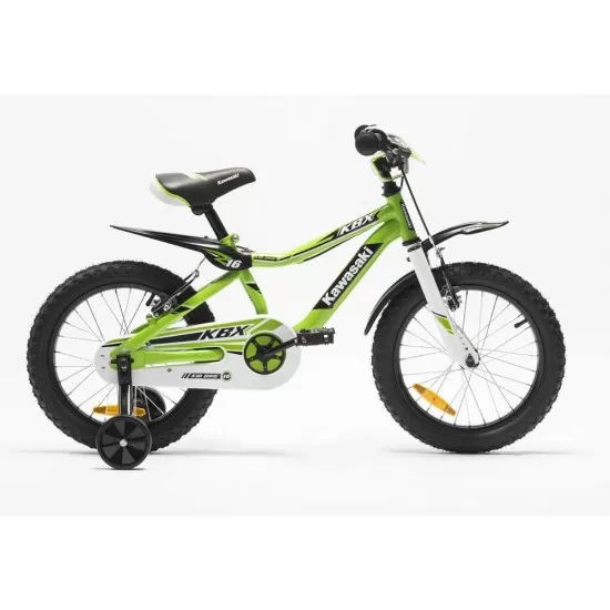 Bicicleta copii Kawasaki KBX 16 green by Merida Italy Bicicleta copii Kawasaki KBX 16 green by Merida Italy