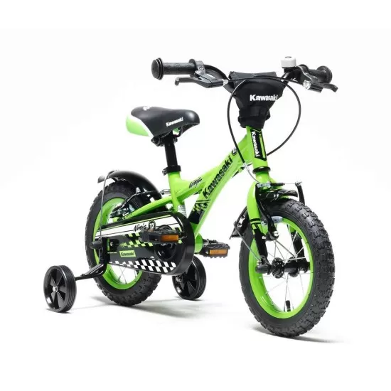 Bicicleta copii Kawasaki Ninja 12 green by Merida Italy Bicicleta copii Kawasaki Ninja 12 green by Merida Italy