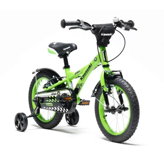 Bicicleta copii Kawasaki Ninja 14 green by Merida Italy