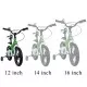 Bicicleta pentru copii 2-4 ani HappyCycles KidsCare, roti 12 inch, cu roti ajutatoare si frane pe disc, verde Bicicleta pentru copii 2-4 ani HappyCycles KidsCare, roti 12 inch, cu roti ajutatoare si frane pe disc, verde