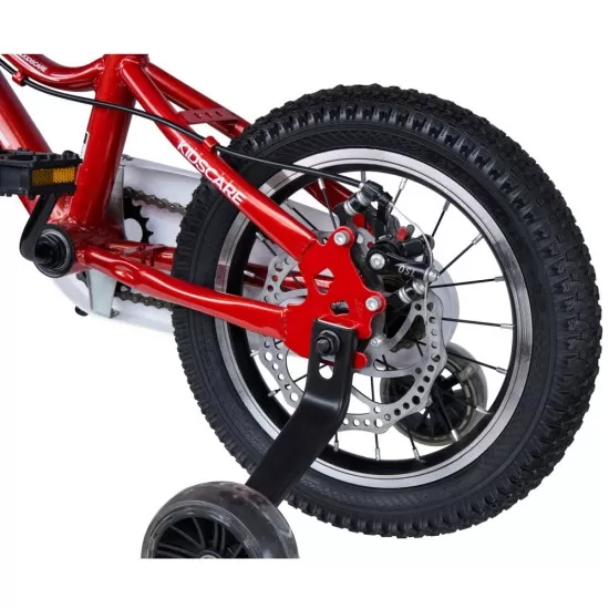 Bicicleta pentru copii 2-4 ani HappyCycles KidsCare, roti 12 inch, cu roti ajutatoare si frane pe disc, rosu Bicicleta pentru copii 2-4 ani HappyCycles KidsCare, roti 12 inch, cu roti ajutatoare si frane pe disc, rosu