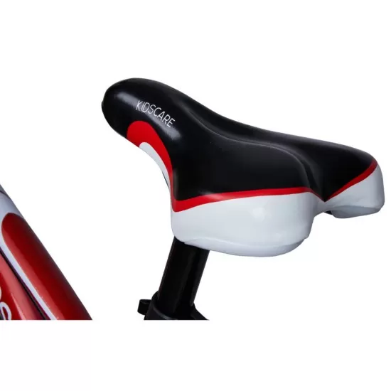 Bicicleta pentru copii 2-4 ani HappyCycles KidsCare, roti 12 inch, cu roti ajutatoare si frane pe disc, rosu Bicicleta pentru copii 2-4 ani HappyCycles KidsCare, roti 12 inch, cu roti ajutatoare si frane pe disc, rosu