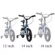 Bicicleta pentru copii 3-6 ani HappyCycles KidsCare, roti 14 inch, cu roti ajutatoare si frane pe disc, albastru Bicicleta pentru copii 3-6 ani HappyCycles KidsCare, roti 14 inch, cu roti ajutatoare si frane pe disc, albastru