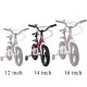 Bicicleta pentru copii 3-6 ani HappyCycles KidsCare, roti 14 inch, cu roti ajutatoare si frane pe disc, rosu Bicicleta pentru copii 3-6 ani HappyCycles KidsCare, roti 14 inch, cu roti ajutatoare si frane pe disc, rosu