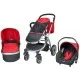 Carucior 3 in 1 Veneto rosu Kidscare Carucior 3 in 1 Veneto rosu Kidscare