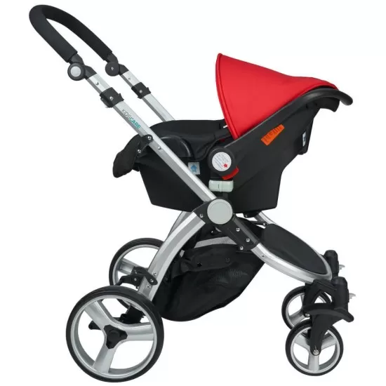 Carucior 3 in 1 Veneto rosu Kidscare Carucior 3 in 1 Veneto rosu Kidscare