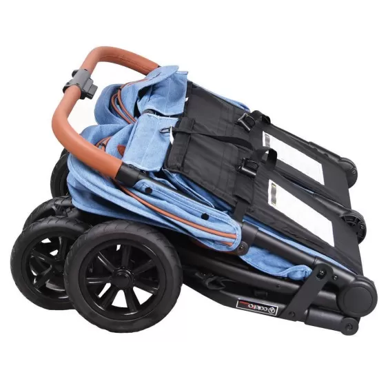 Carucior gemeni Enzo Twin jeans Coletto Carucior gemeni Enzo Twin jeans Coletto