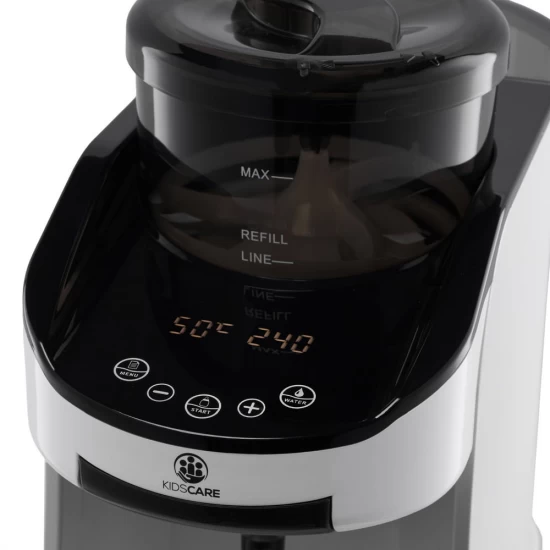 Espressor inteligent KidsCare Milkie pentru lapte praf, aplicatie mobila, rezervor 1,8L, autocuratare