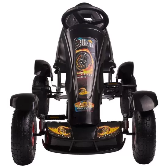 Kart cu pedale F618 Air negru Kidscare Kart cu pedale F618 Air negru Kidscare
