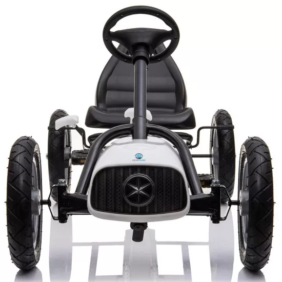 Kart cu pedale si roti gonflabile Corssa Alb Kidscare Kart cu pedale si roti gonflabile Corssa Alb Kidscare