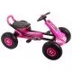 Kart cu pedale si roti gonflabile Driver Kidscare Roz Kart cu pedale si roti gonflabile Driver Kidscare Roz