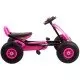 Kart cu pedale si roti gonflabile Driver Kidscare Roz Kart cu pedale si roti gonflabile Driver Kidscare Roz