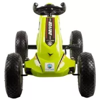 Kart cu pedale si roti gonflabile Driver Kidscare Verde