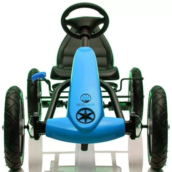 Kart cu pedale si roti gonflabile Karera Albastru Kidscare Kart cu pedale si roti gonflabile Karera Albastru Kidscare