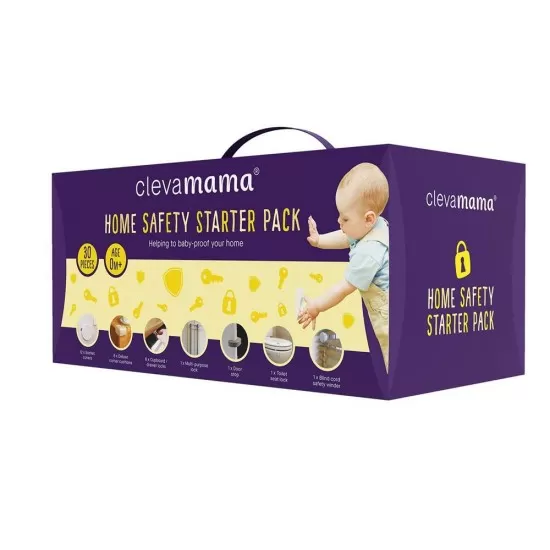 Kit 30 piese protectii pentru mobilier Clevamama Kit 30 piese protectii pentru mobilier Clevamama