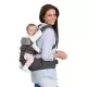 Marsupiu ergonomic pentru bebelusi si copii multiple pozitii Clevamama Gri Marsupiu ergonomic pentru bebelusi si copii multiple pozitii Clevamama Gri