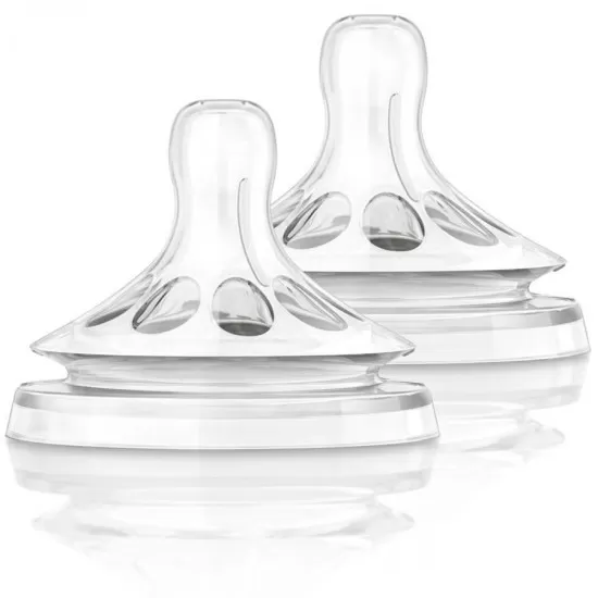 Pachet 2 x Tetina Philips-AVENT SCF656/27 pentru hrana consistenta, 6+ Pachet 2 x Tetina Philips-AVENT SCF656/27 pentru hrana consistenta, 6+