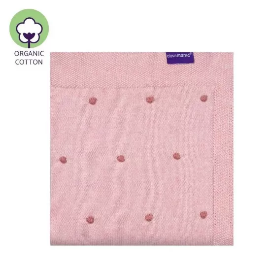 Paturica din bumbac organic 80x100 cm Clevamama 3491 Paturica din bumbac organic 80x100 cm Clevamama 3491