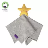 Paturica din bumbac organic cu jucarie Star Clevamama 3496