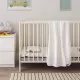 Paturica din bumbac Waffle Weave 120 x 140 cm White Clevamama 3465 Paturica din bumbac Waffle Weave 120 x 140 cm White Clevamama 3465