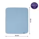 Paturica din bumbac Waffle Weave 70 x 90 cm Blue Clevamama 3461 Paturica din bumbac Waffle Weave 70 x 90 cm Blue Clevamama 3461