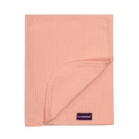 Paturica din bumbac Waffle Weave 70 x 90 cm Coral Clevamama 3460