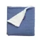 Paturica Lux Sherpa pentru bebelusi 75 x 100 cm blue Clevamama Paturica Lux Sherpa pentru bebelusi 75 x 100 cm blue Clevamama
