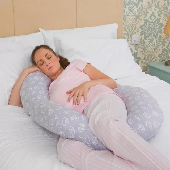 Perna pentru gravide si salteluta pentru dormit Mum2M Clevamama Perna pentru gravide si salteluta pentru dormit Mum2M Clevamama