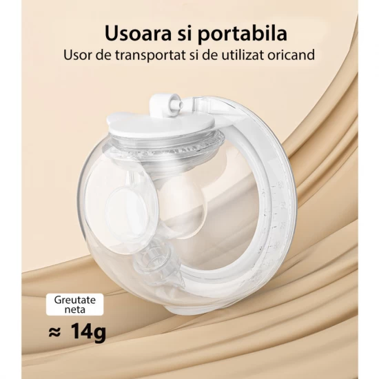 Pompa de san dubla, electrica si portabila Mamimo BP2401, hands free, cu 9 niveluri de aspiratie si 9 niveluri de masaj Pompa de san dubla, electrica si portabila Mamimo BP2401, hands free, cu 9 niveluri de aspiratie si 9 niveluri de masaj