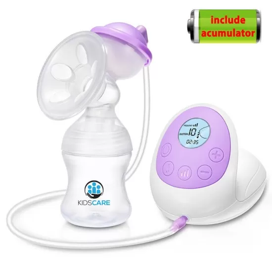 Pompa de san electrica cu acumulator Kidscare KC103 plus Pompa de san electrica cu acumulator Kidscare KC103 plus