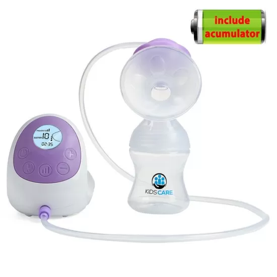 Pompa de san electrica cu acumulator Kidscare KC103 plus Pompa de san electrica cu acumulator Kidscare KC103 plus