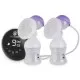 Pompa de san electrica dubla cu acumulator, cu functie de masaj si 15 niveluri de aspiratie Kidscare Pompa de san electrica dubla cu acumulator, cu functie de masaj si 15 niveluri de aspiratie Kidscare