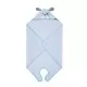 Prosop de baie pentru bebelus si mama Bamboo Puppy blue Clevamama