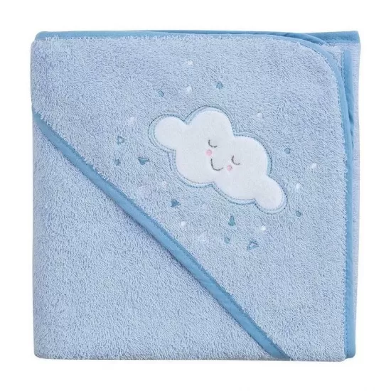 Prosop de baie pentru bebelus si mama blue Clevamama Prosop de baie pentru bebelus si mama blue Clevamama
