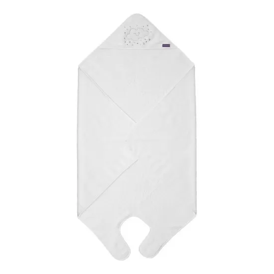 Prosop de baie pentru bebelus si mama white Clevamama Prosop de baie pentru bebelus si mama white Clevamama