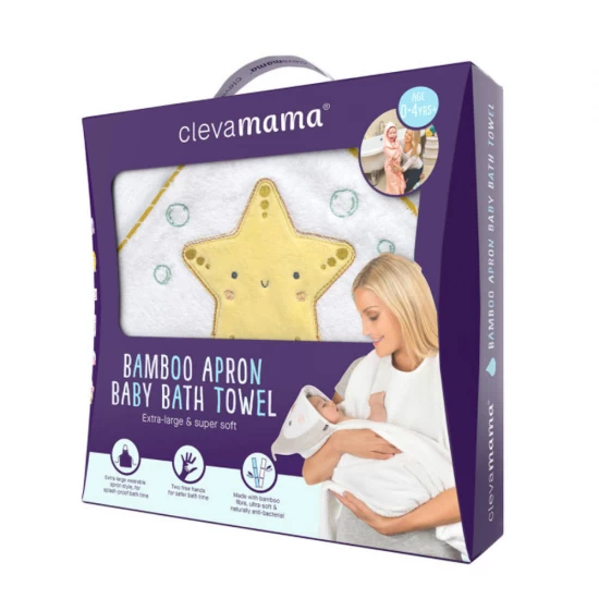 Prosop copii 0-4 ani extra large din bambus Clevamama 