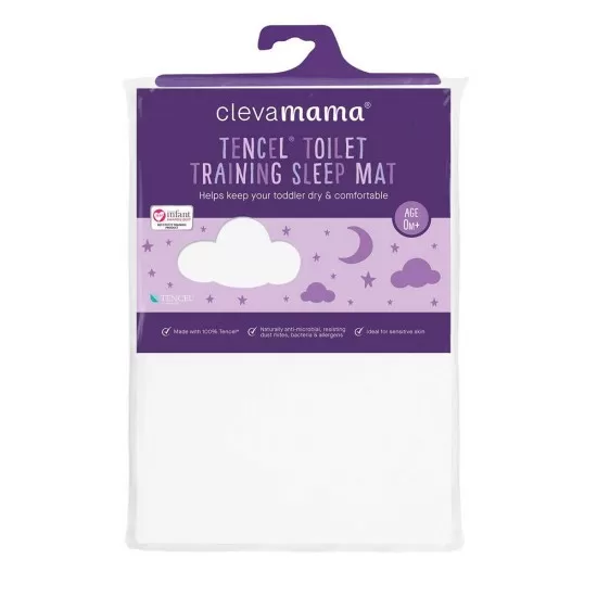 Protectie impermeabila pentru pat Tencel 70x90 cm Clevamama 3331 Protectie impermeabila pentru pat Tencel 70x90 cm Clevamama 3331